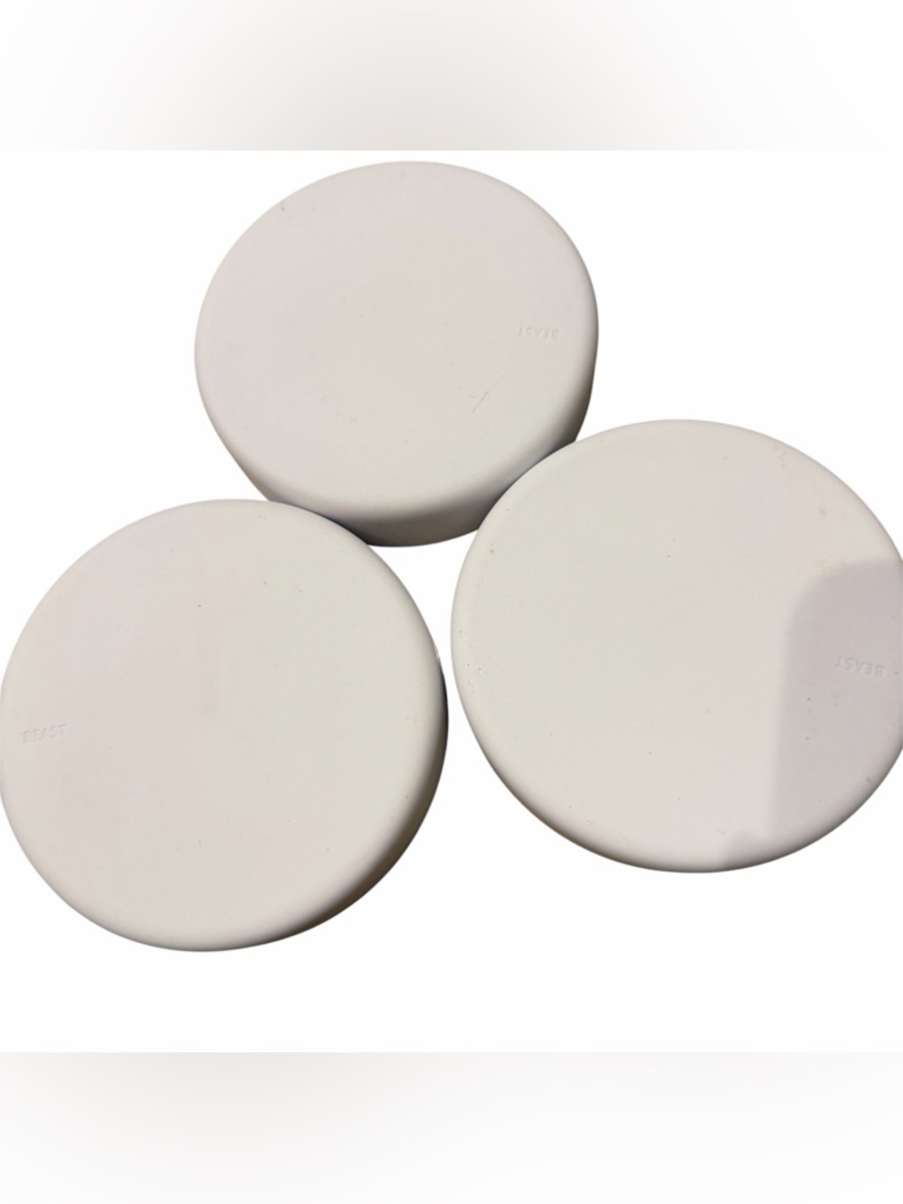 Set Of 3 Blending Vessel Storage Lids For Beast Blender